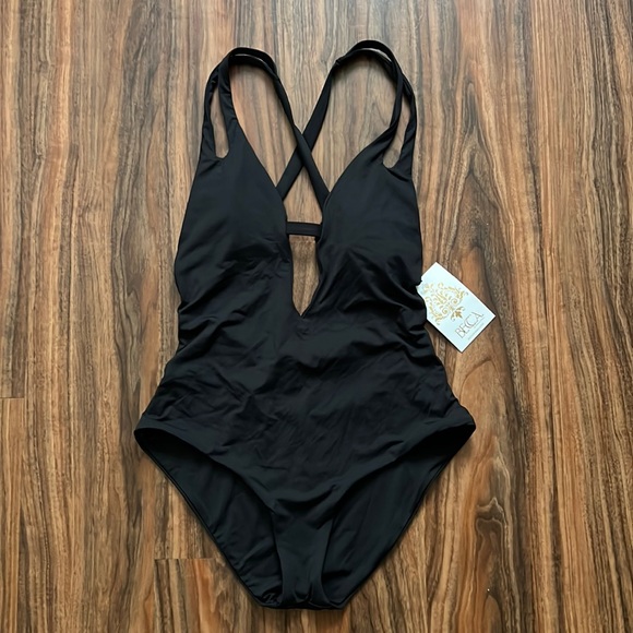 Becca Split Strap One Piece - Picture 7 of 15